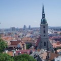 Bratislavský hrad a parlament
